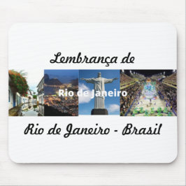 Ratón Alfombrilla recuerdo de Río de Janeiro
