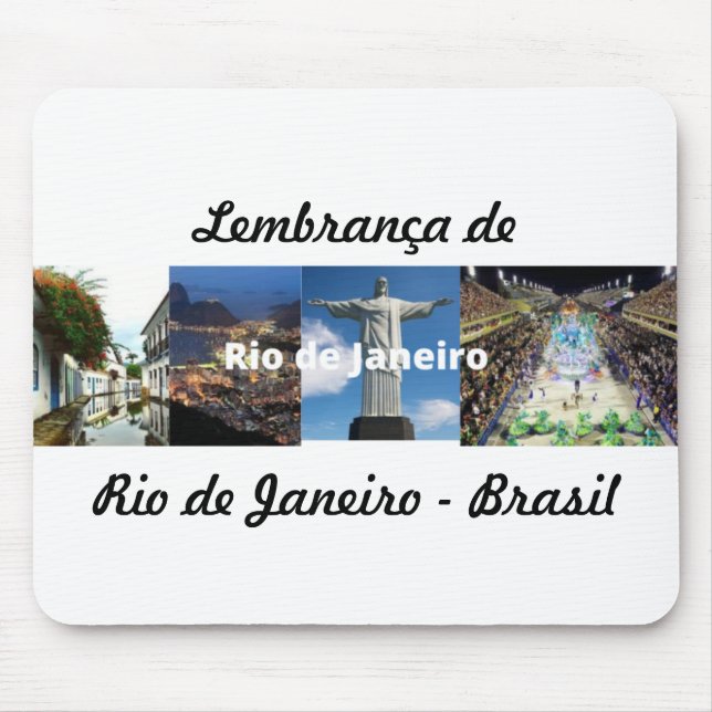 Ratón Alfombrilla recuerdo de Río de Janeiro (Frente)
