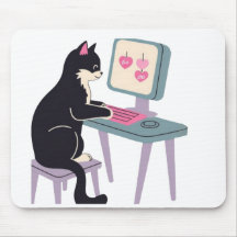 Amantes de gatos Gato esmoquin Alfombrilla para ra