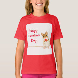 Ratón con camiseta de corazón