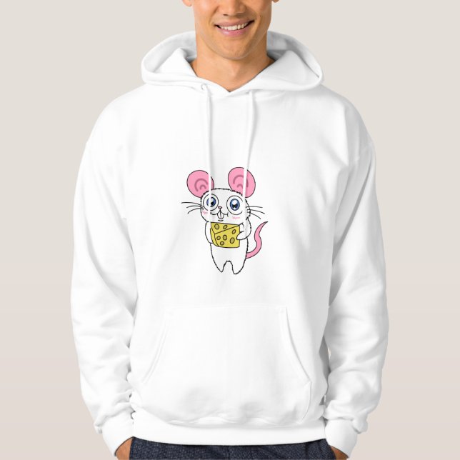 Ratón con sudadera de queso  (Anverso)