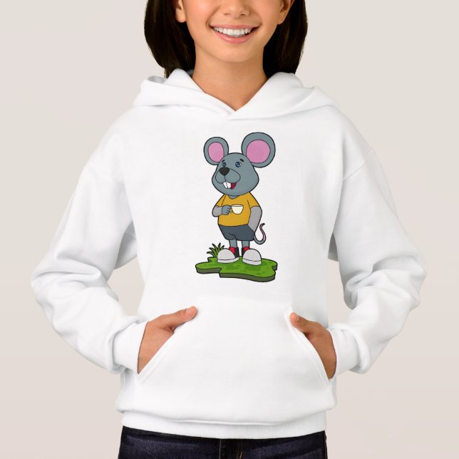 Ratón con taza de café (Anverso)