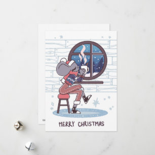 Ratón de Navidad Adorable