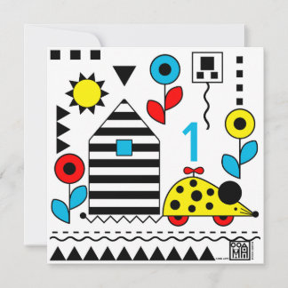 Ratón de rueda y tarjeta de casa - personalizar