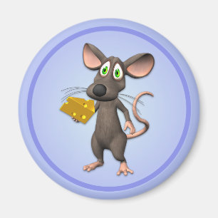 Ratón de Toon con el imán del queso