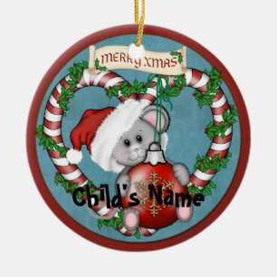 Ratón del navidad del ornamento