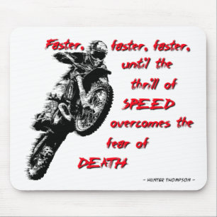 Ratón Emoción de la Velocidad - Alfombrilla de Moto Cros