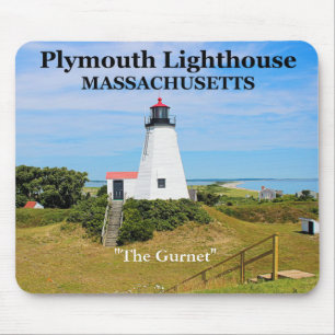 Ratón Faro de Plymouth, "The Gurnet", MA Alfombrilla par