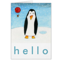 Ratón globo y pingüino