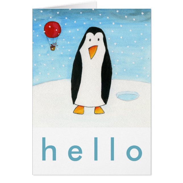 Ratón globo y pingüino (Frente)