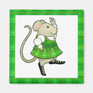 RATÓN JIG IRLANDÉS Imán Cuadrado II