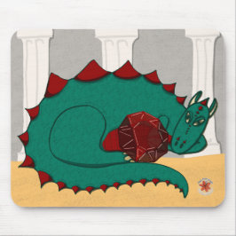 Ratón Piedras preciosas y dragones Alfombrilla de enero