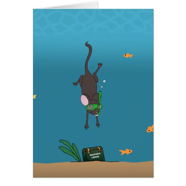 Ratón que bucea (Frente)