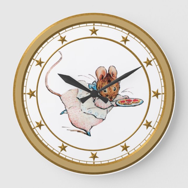 Ratón que roba el reloj de pared de las galletas (Anverso)