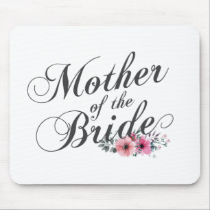Ratón Simple Madre de la Novia Boda   Alfombrilla para r
