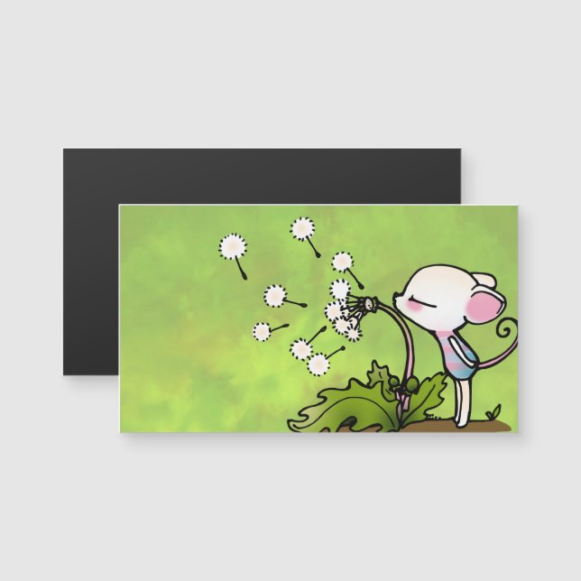 Ratón sonando en Dandelion (Anverso/Reverso)