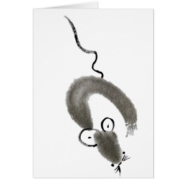 Ratón, Sumi-e (Frente)