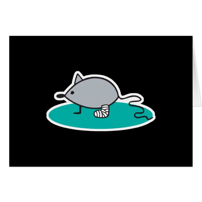 ratón tonto con pierna rota (Anverso (Horizontal))
