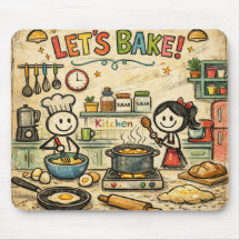 ¡Vamos a Hornear! Alfombrilla de Cocina