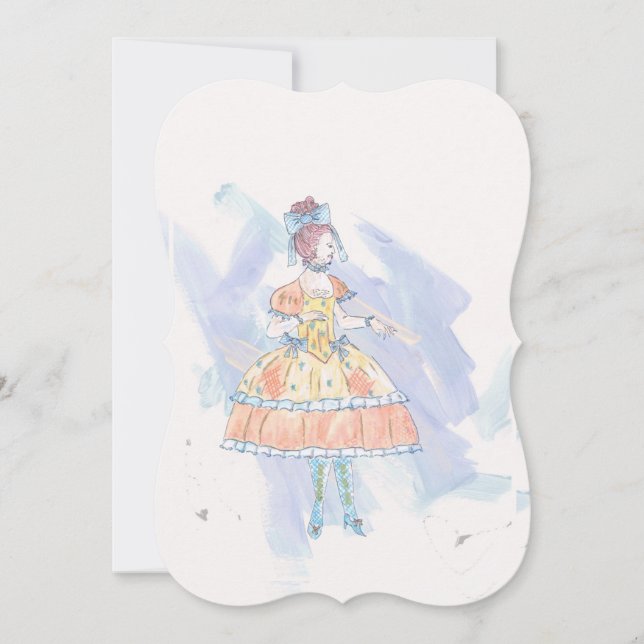 Ratones de Cenicienta: Tarjeta de felicitación Mon (Anverso)