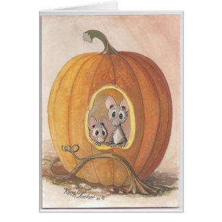 ratones dentro de la calabaza