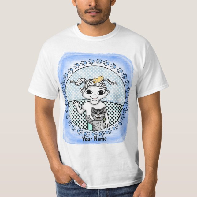 Ratzy Cat y la camiseta Bitzy (Anverso)