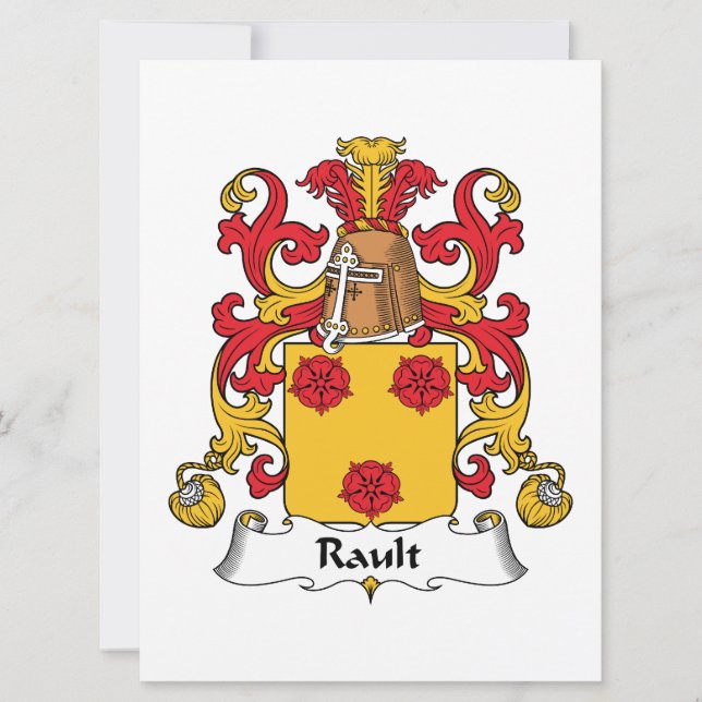 Rault Family Crest (Anverso)