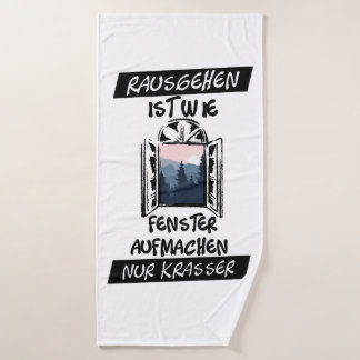 Rausgehen ist wie Fenster aufmachen