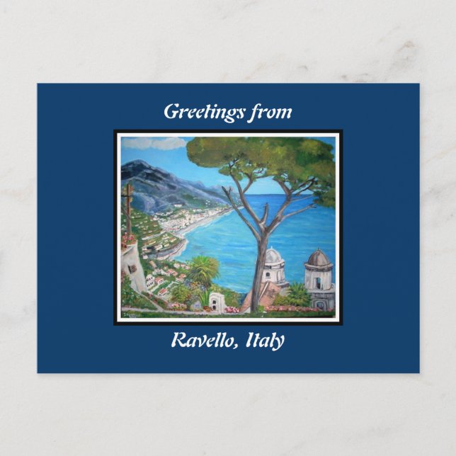 Ravello, postal de Italia (Anverso)