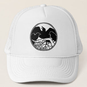 Raven Art Cap Wild Bird Crow Gorras Raven Regalos