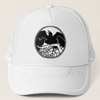 Raven Art Cap Wild Bird Crow Gorras Raven Regalos