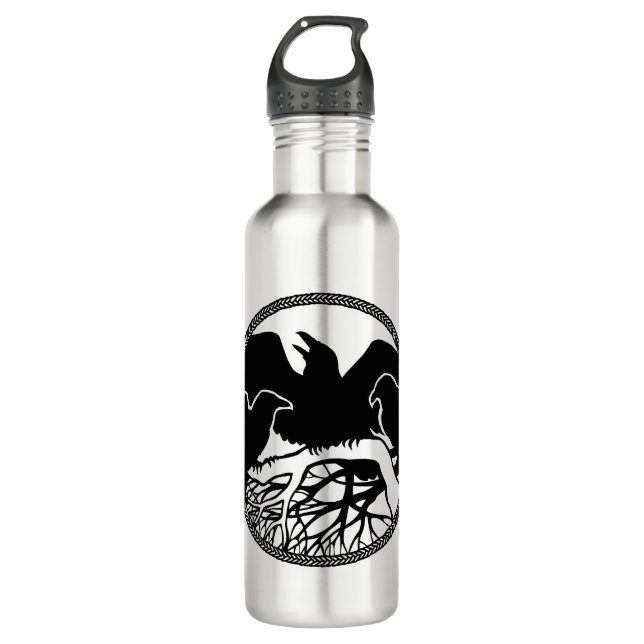 Raven Art Guay Crow Art Sport Botella (Anverso)