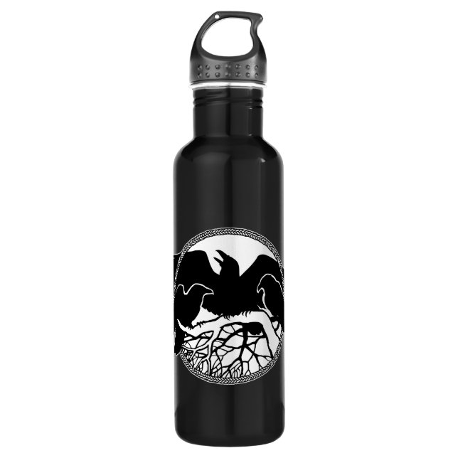 Raven Art Guay Crow Art Sport Botella (Anverso)