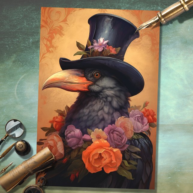Raven con papel de deshielo de Hat 1 superior (Subido por el creador)