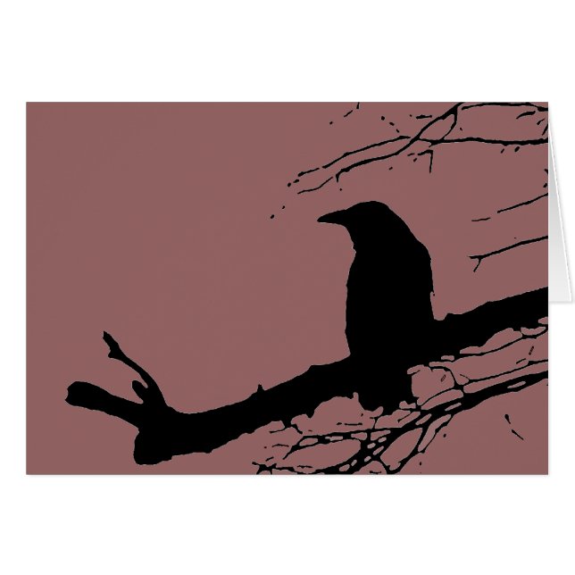 Raven en el árbol (Anverso (Horizontal))