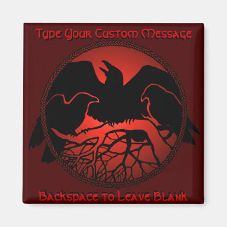 Raven Magnet Raven Regalo de imán personalizado Fr
