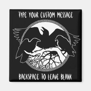 Raven Magnets RavenRegalo de imanes Fridge persona
