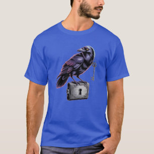 Raven místico con llave y camiseta con llave