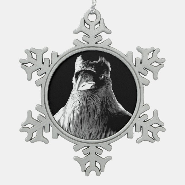 Raven Ornament Raven Personalizado de decoraciones (Anverso)