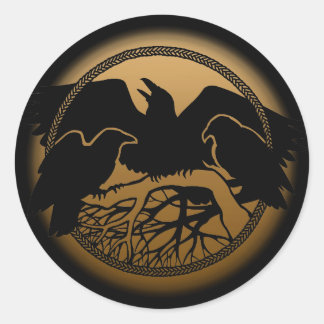 Raven Pegatinas Pegatinas de arte nativos de vida 