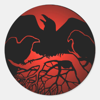 Raven Pegatinas Raven Regalos Raven Crow Pegatinas