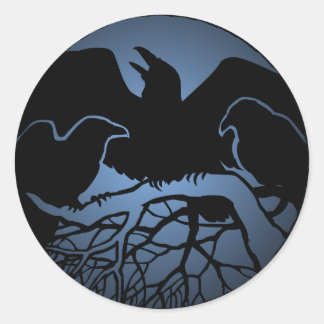 Raven Pegatinas Raven Regalos Raven Crow Pegatinas
