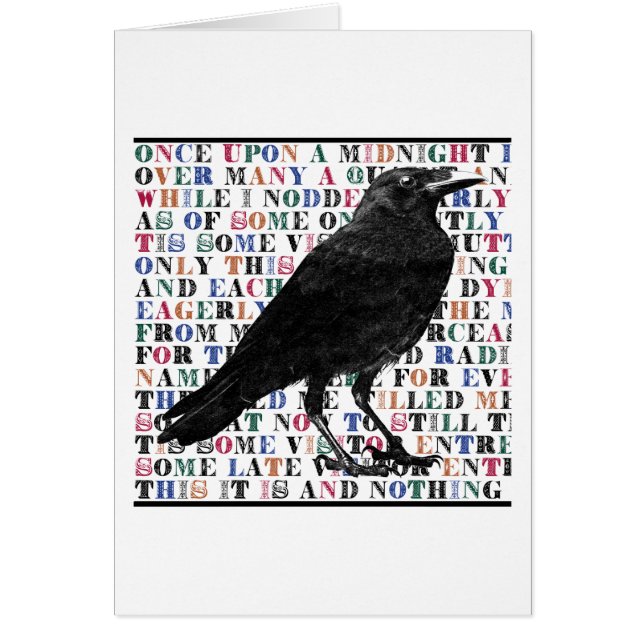 Raven Poem Edgar Allan Poe (Frente)