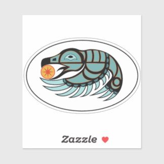 Raven Roba El Pegatina Del Sol