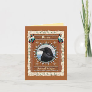 Raven -Sacred Magic- Tarjeta de saludo Personaliza