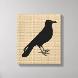 Raven sobre lienzo