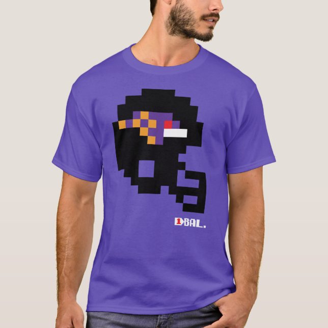Ravens Tecmo Bowl Casco camiseta (Anverso)