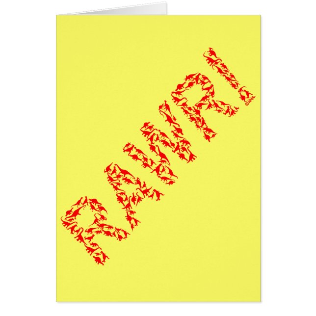 ¡Rawr de los dinosaurios! (Frente)