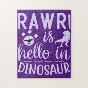 ¡Rawr! Es Hola El Rompecabezas De Los Dinosaurios