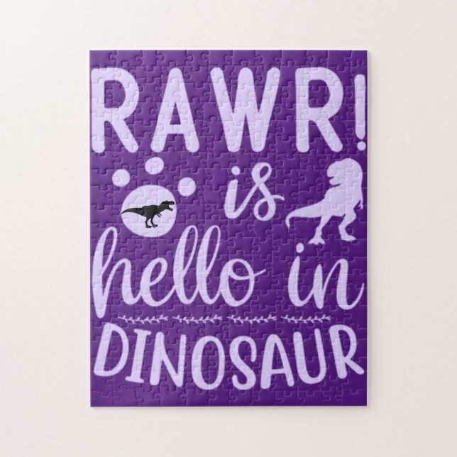 ¡Rawr! Es Hola El Rompecabezas De Los Dinosaurios (Vertical)